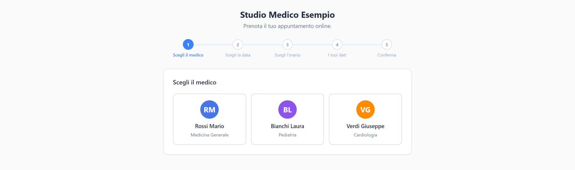 Selezione del medico